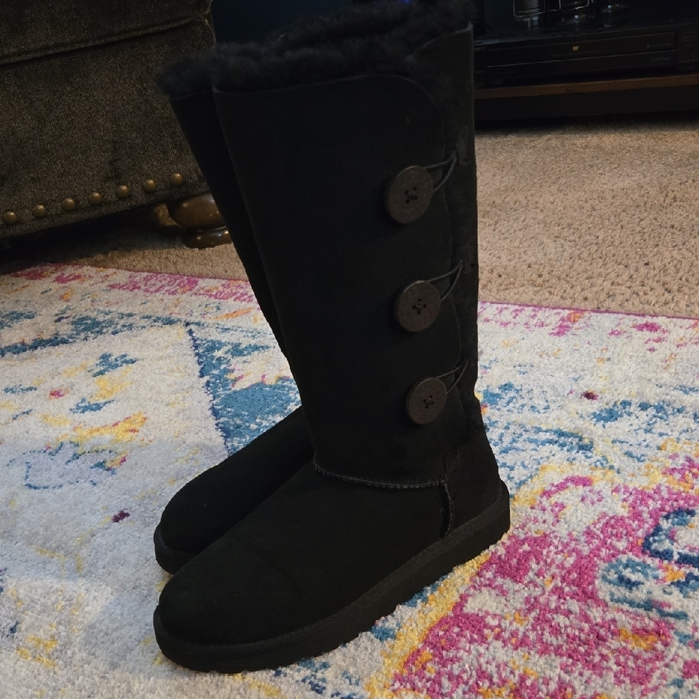 UGG Classic Black Tall Boots